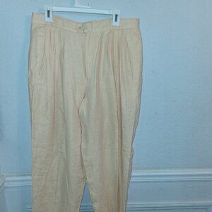 Vintage 90s Gooch Linen Slacks Size 36